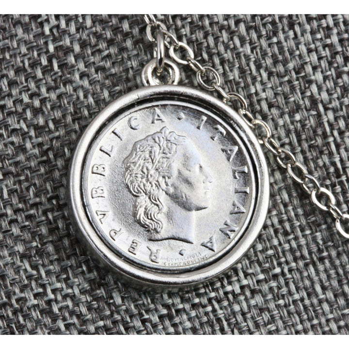 Italian Coin Charm Necklace Image 4