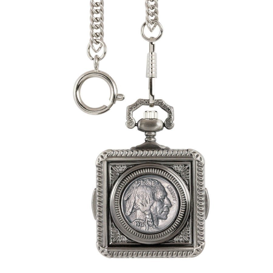 Buffalo Nickel Coin Pocket Watch Image 1