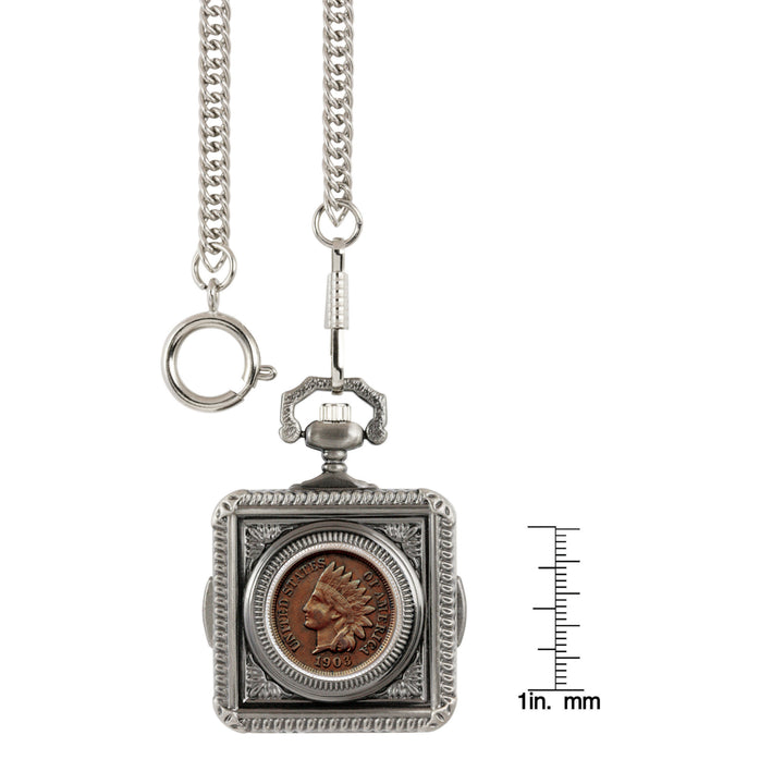 Indian Penny Coin Pocket Watch Image 4