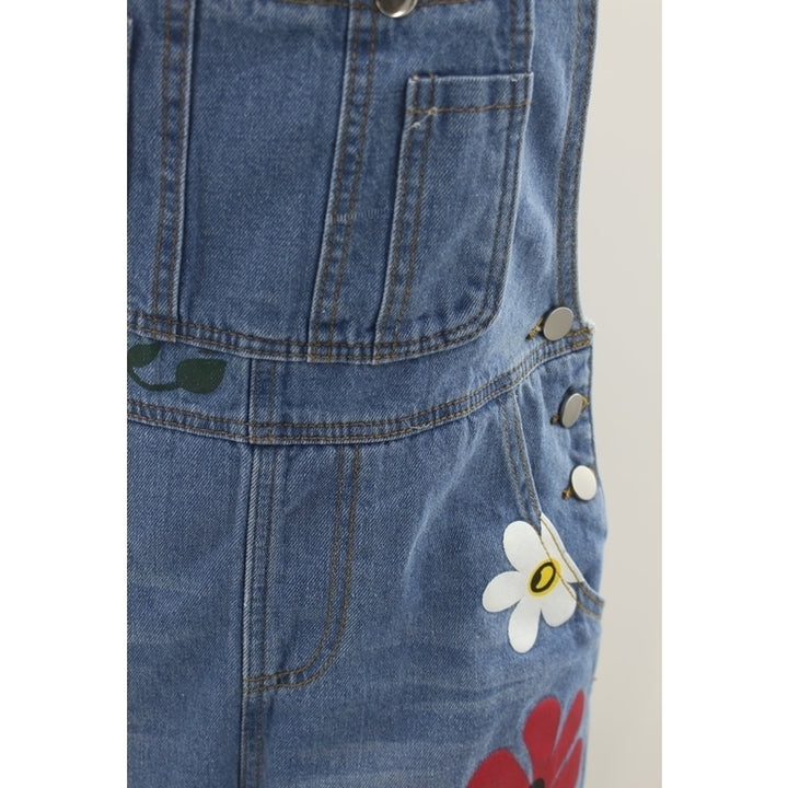 Little Daisy Printed Overalls (S-2XL) Image 9