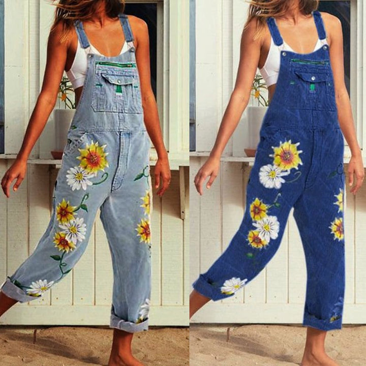 Womens Overalls Jeans 2 Colors Image 1