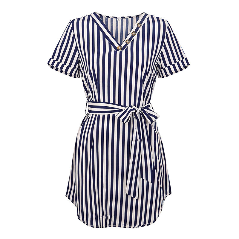 Womens Waist Shirt Dress Image 3