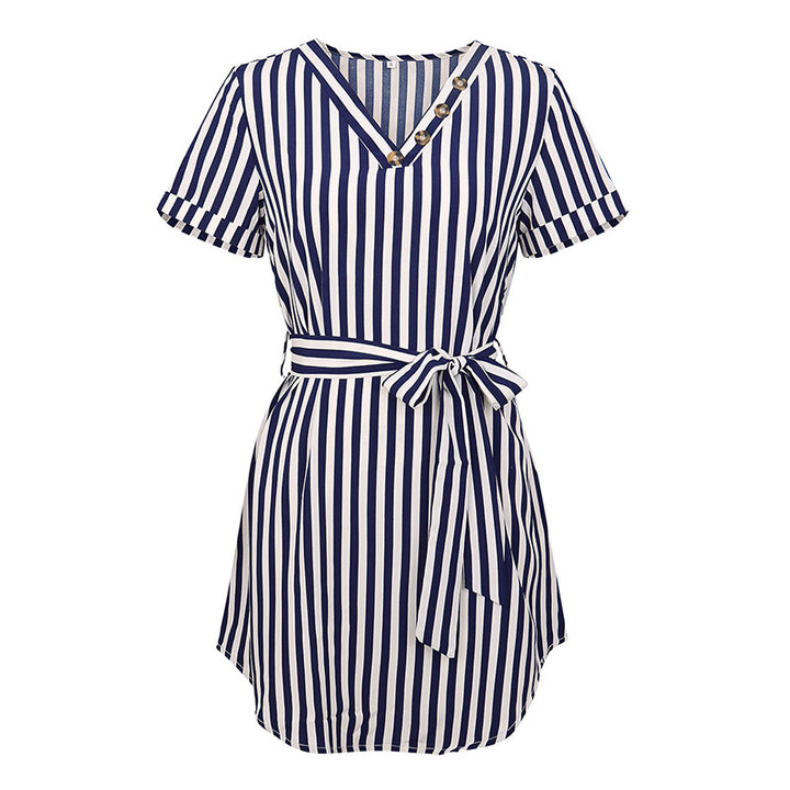 Womens Waist Shirt Dress Image 3