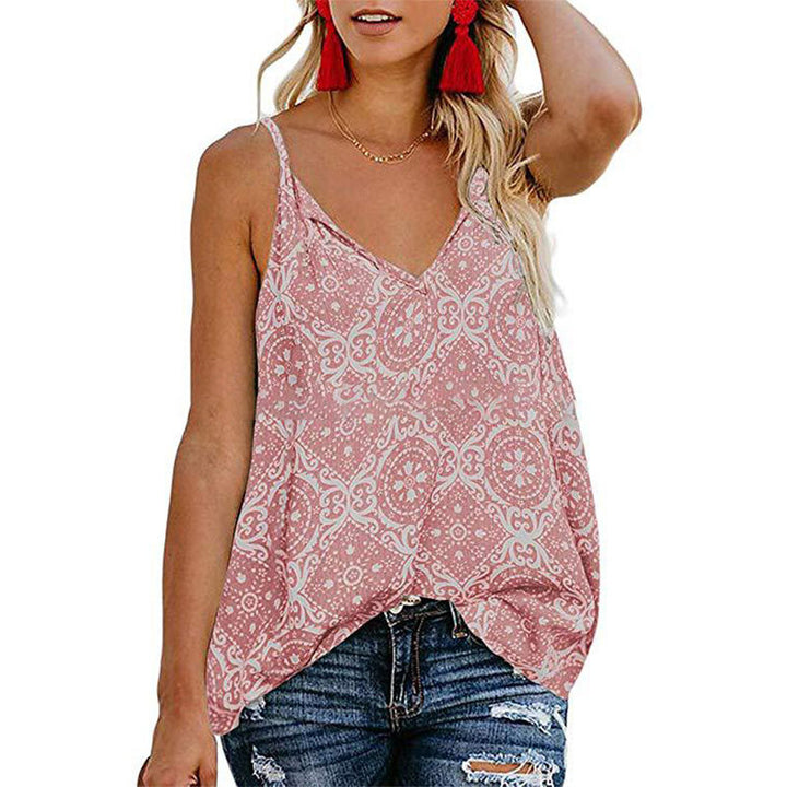 Womens Printed Top Vest Image 3