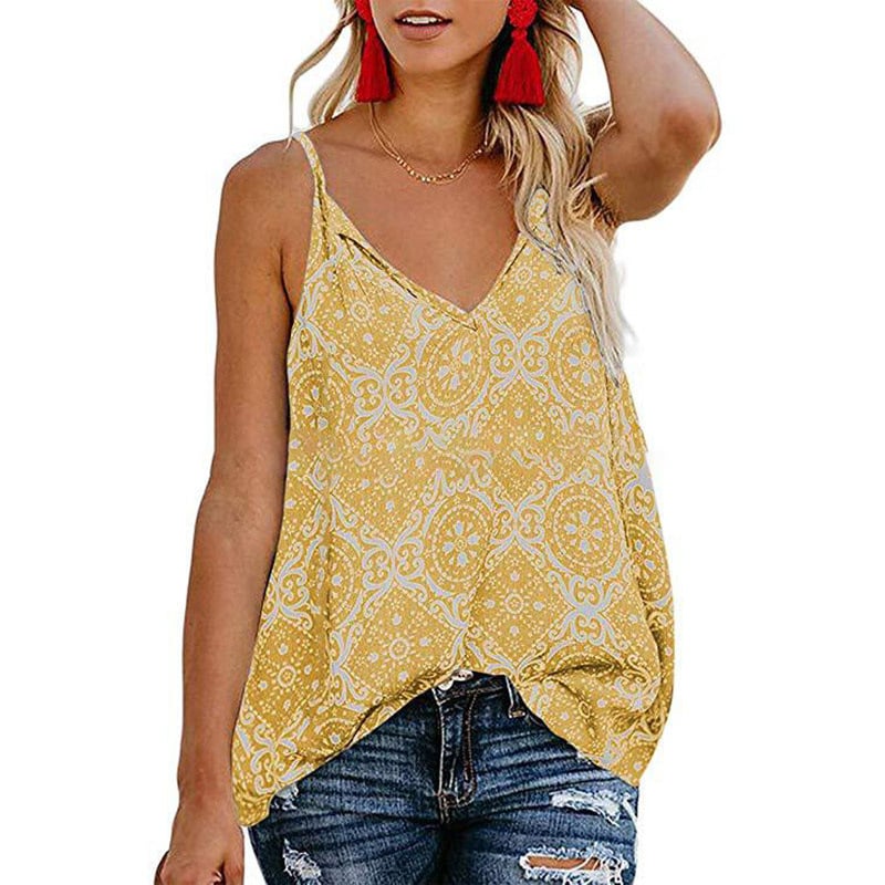 Womens Printed Top Vest Image 1