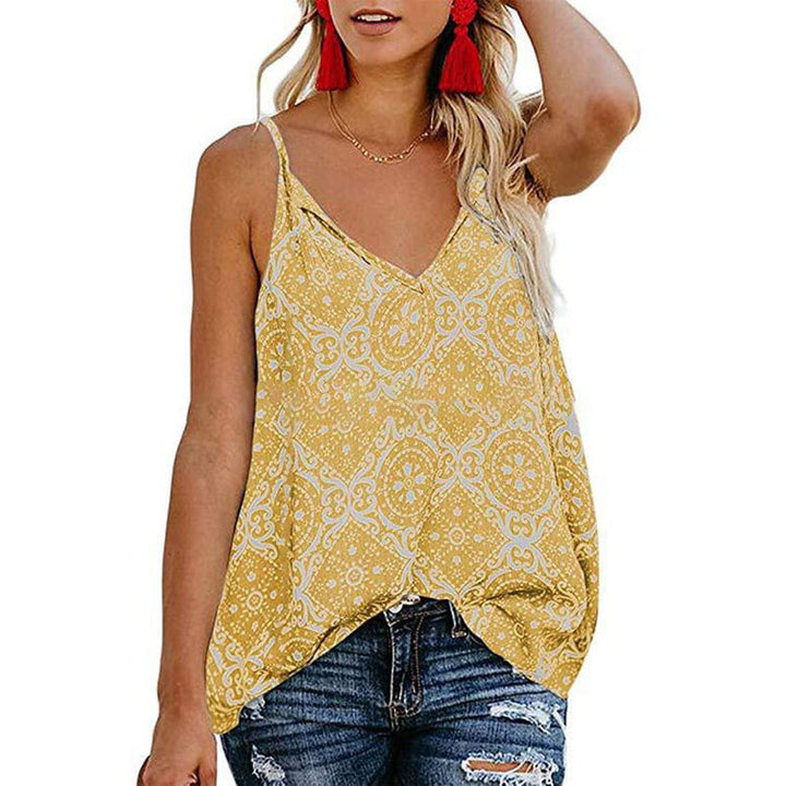 Womens Printed Top Vest Image 1