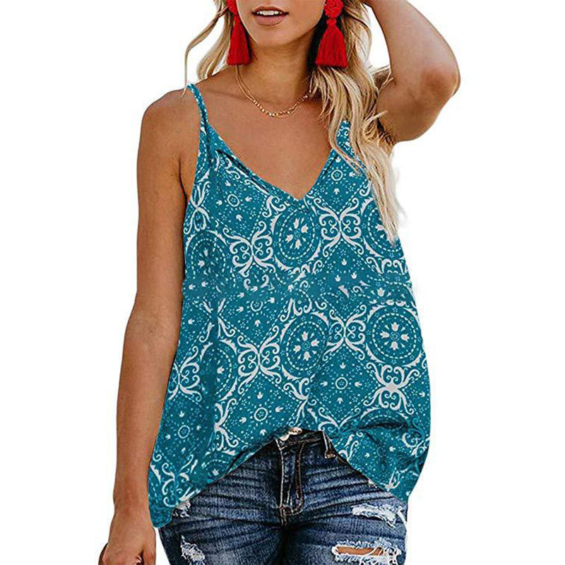 Womens Printed Top Vest Image 6