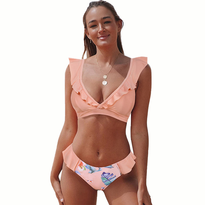 Beach Swimwear Split Bikini Swimsuit Image 6