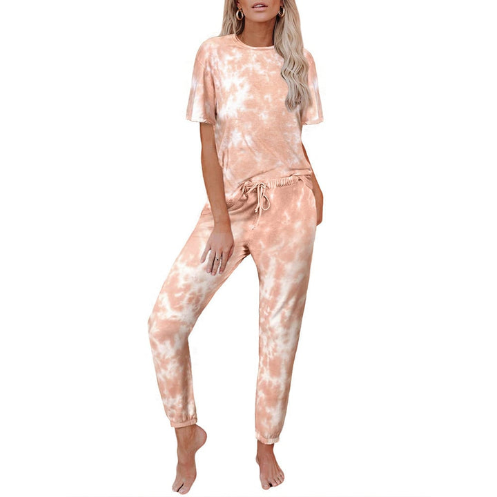 Tie-Dye Pajamas Home Service Suit Women Image 1