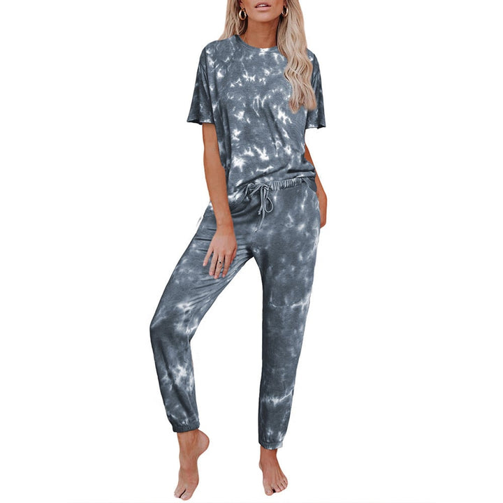 Tie-Dye Pajamas Home Service Suit Women Image 1