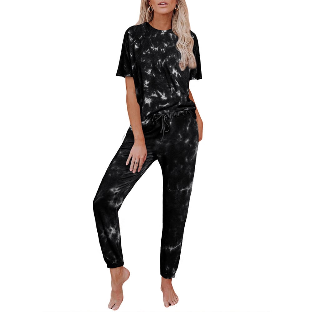 Tie-Dye Pajamas Home Service Suit Women Image 1