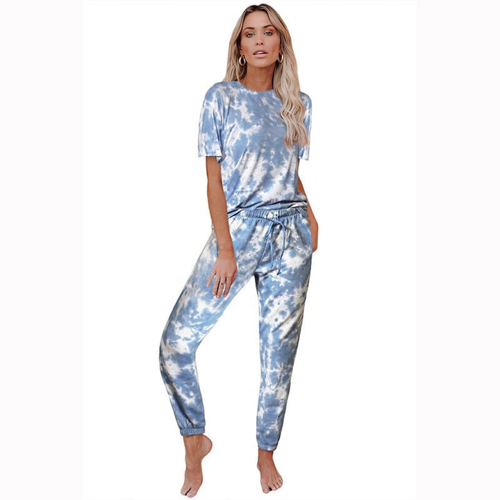 Tie-Dye Pajamas Home Service Suit Women Image 1