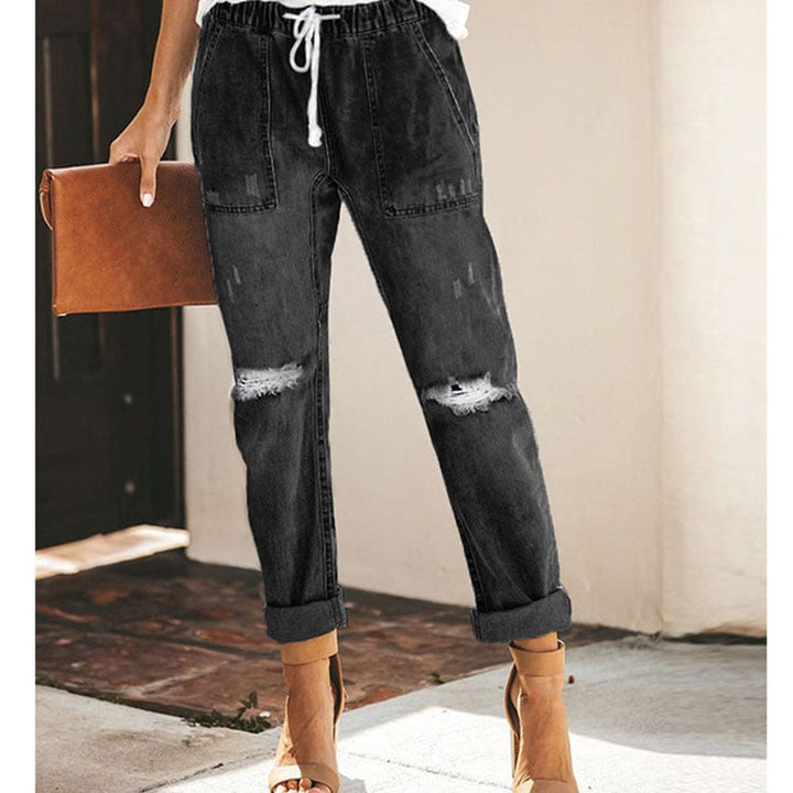 Womens Jeans Fashion Casual Street Image 1