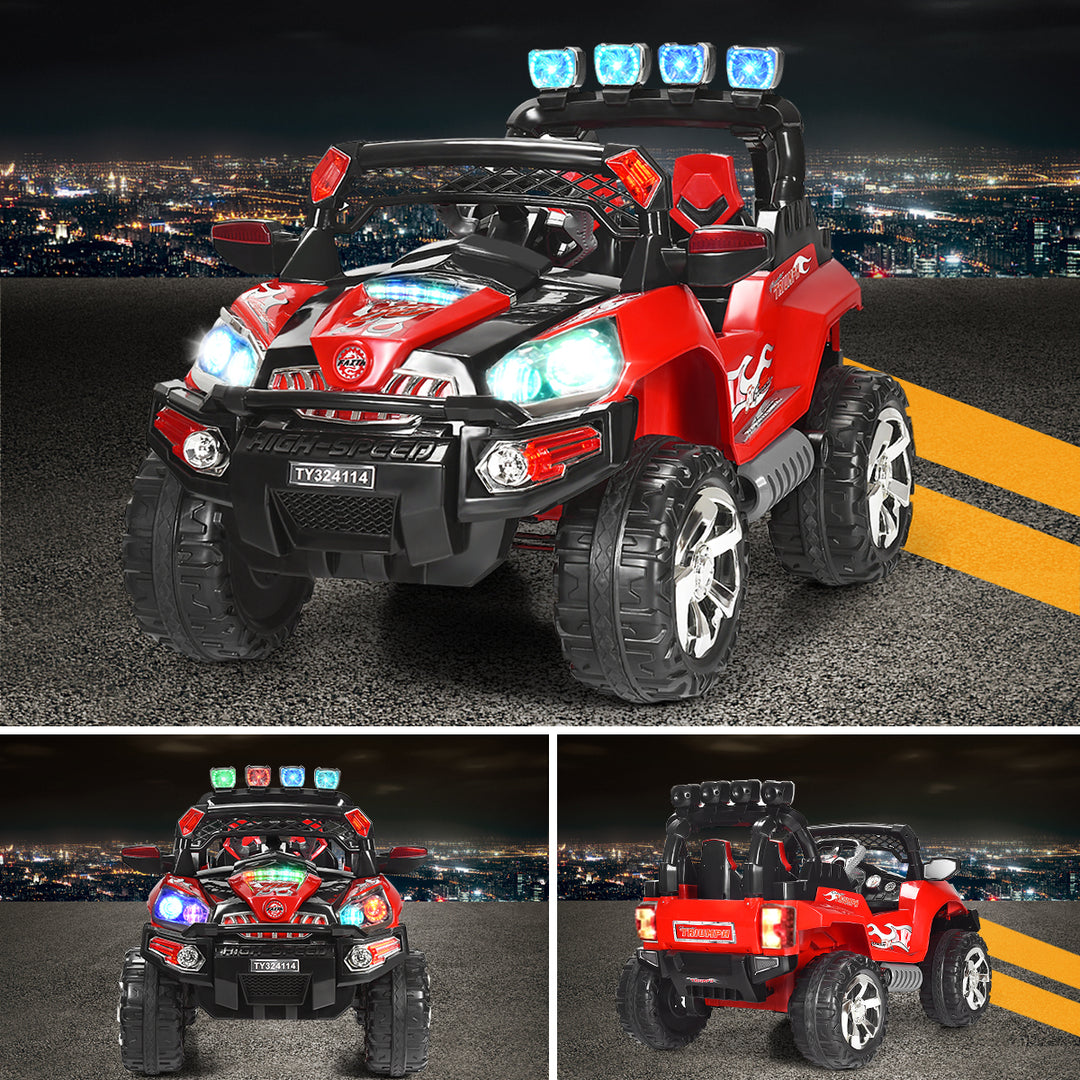 12V Kids Ride On Truck Car SUV MP3 RC Remote Control w/ LED Lights MusicRed Image 8