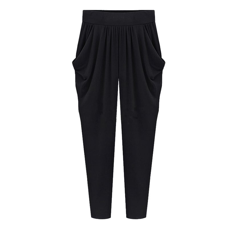 Female Casual Plus Size Harlan Nine-Point Pants Fat Sister Image 6