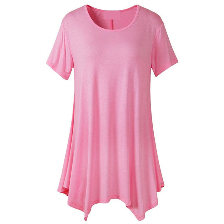 Oversized Womens Mid-Length Loose T-Shirt Image 8