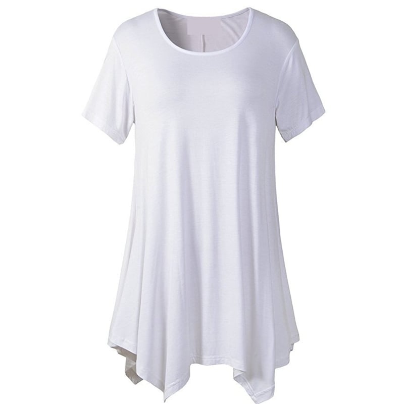 Oversized Womens Mid-Length Loose T-Shirt Image 9