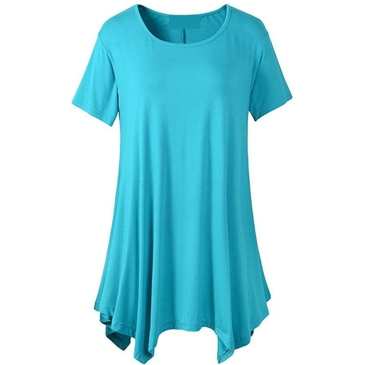 Oversized Womens Mid-Length Loose T-Shirt Image 10