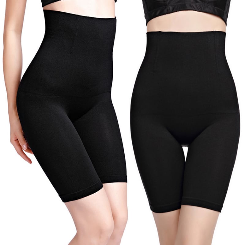 2Pcs Postpartum High Waist Abdomen and Hip Lift Body Shaper Image 1