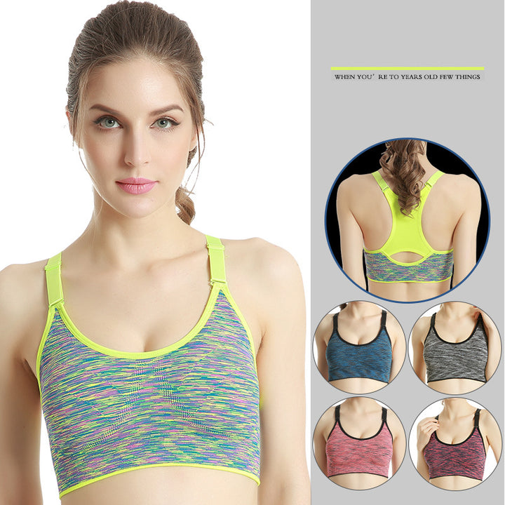 5Pcs Sports Bra Shockproof Fitness Women Vest Image 1