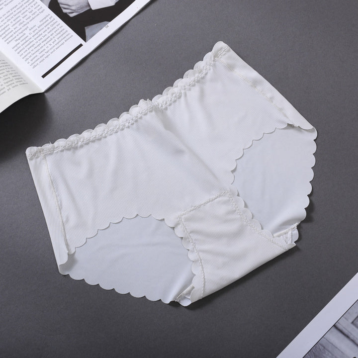 4Pcs Summer Thread Ice Silk Seamless Ladies Underwear Image 10