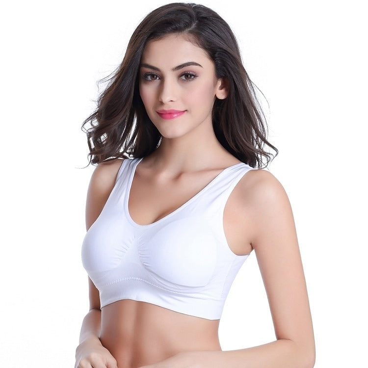 3Pcs Female Yoga Sports Bra With Removable Chest Pad Image 7