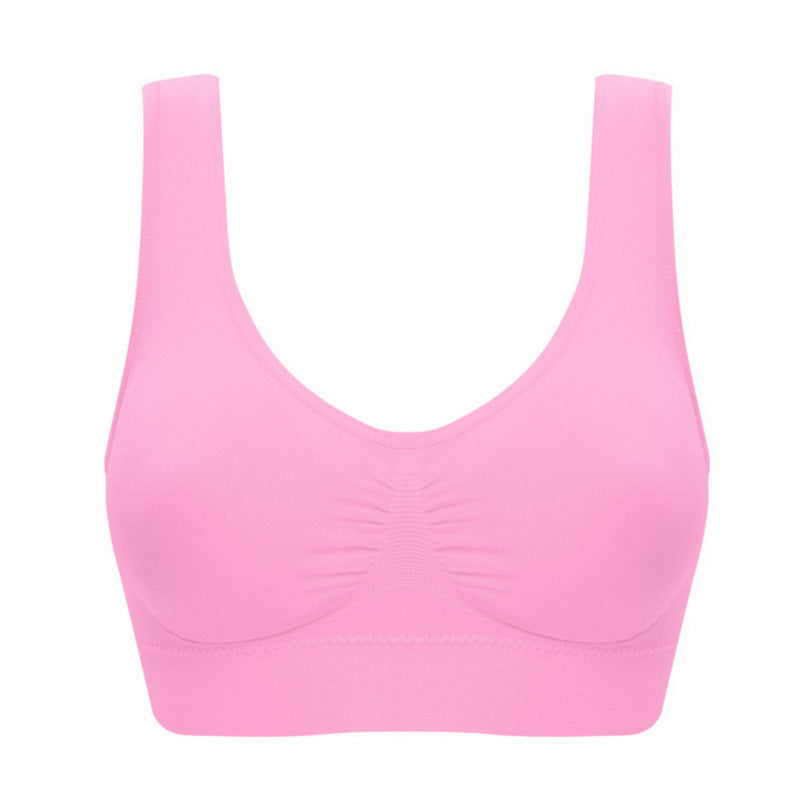 3Pcs Ms. Double Layer Sports Bra Large Size Image 8