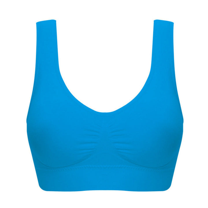 3Pcs Ms. Double Layer Sports Bra Large Size Image 9