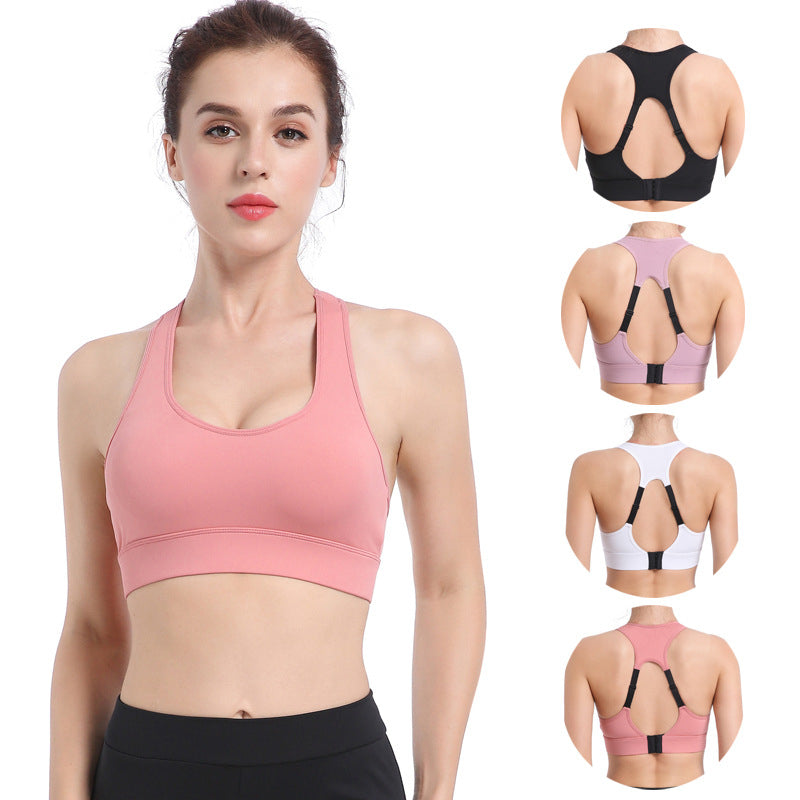 Female Adjustable Anti-Sag Sports Bra Running Quick-Drying Image 1