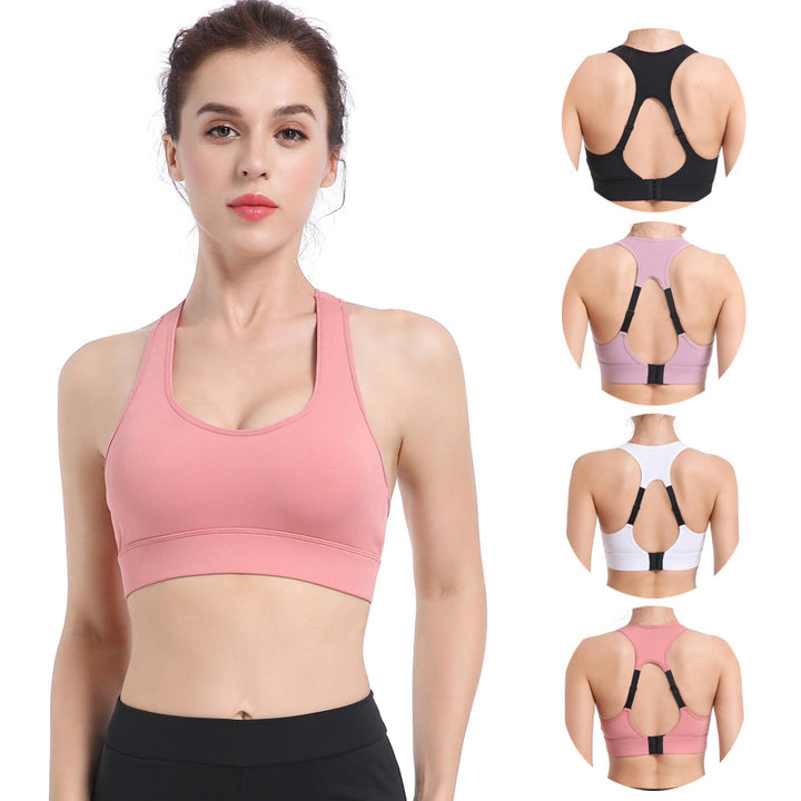 Female Adjustable Anti-Sag Sports Bra Running Quick-Drying Image 1