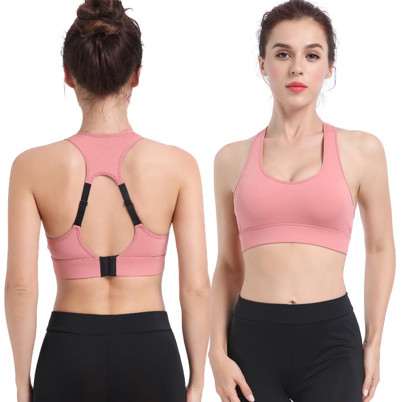 Female Adjustable Anti-Sag Sports Bra Running Quick-Drying Image 1