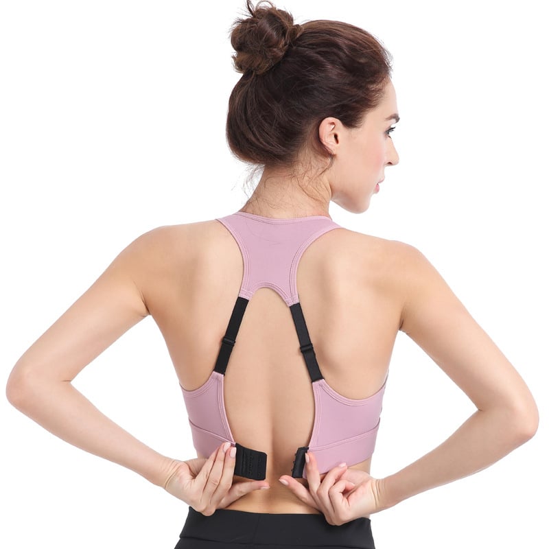 Female Adjustable Anti-Sag Sports Bra Running Quick-Drying Image 8