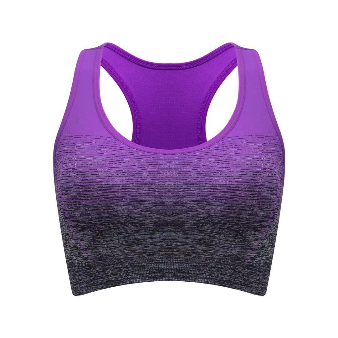 4Pcs Womens Sports Seamless Steelless Bra Image 9