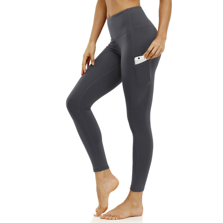 Womens Pocket Nine-Point Fitness Pants Image 3