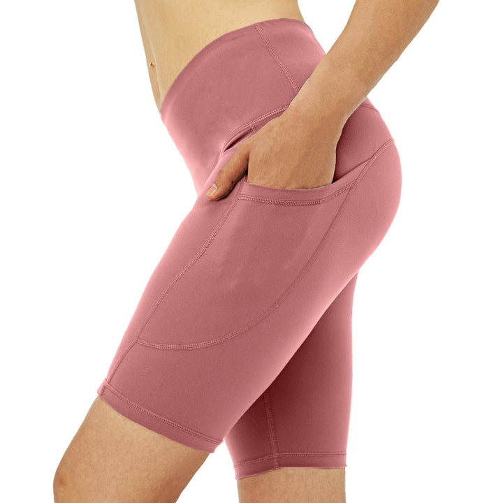 Female Sports Running Side Pocket Shorts Five Points Image 1