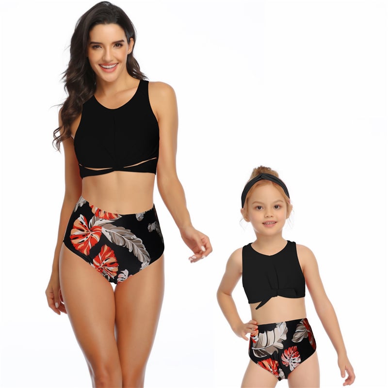 Fashion Bikini Parent-Child Swimwear Image 1