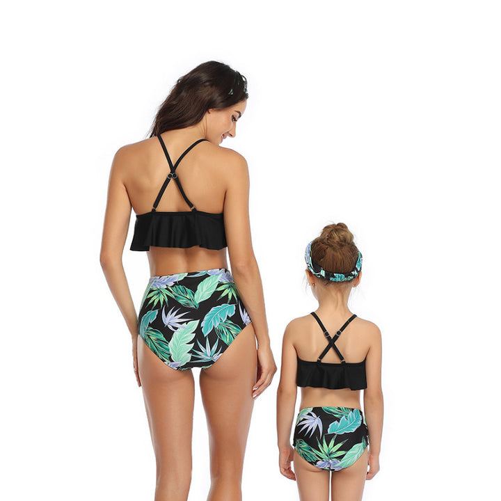 8 Colors Bikini Parent-Child Swimwear Image 10