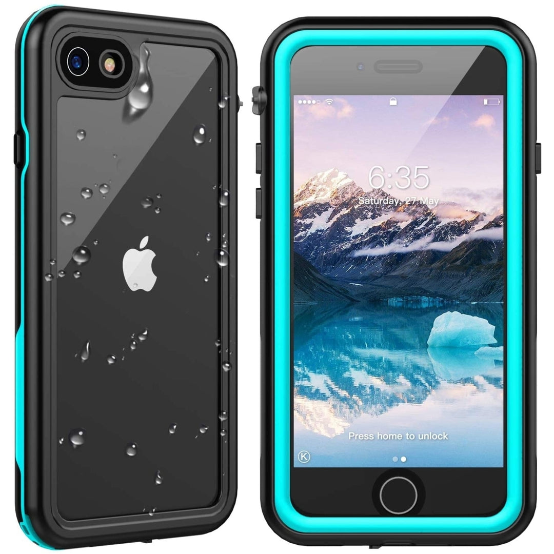 For Apple iPhone SE 2020 / iPhone 8 / iPhone 7 Redpepper Waterproof Swimming Shockproof Dirt Proof Case Cover Black Image 10