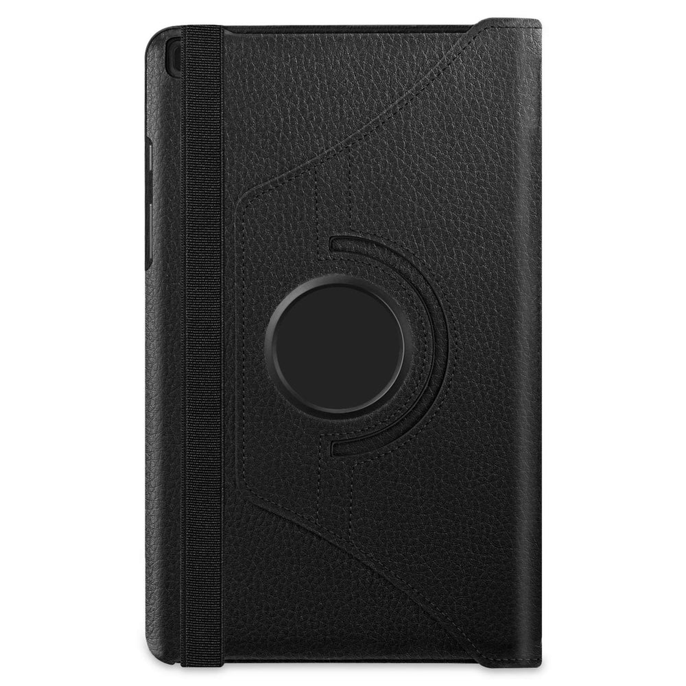 Samsung Galaxy Tab A 8.0 2019 Case Black 360 Rotating Stand Leather Folio Image 2