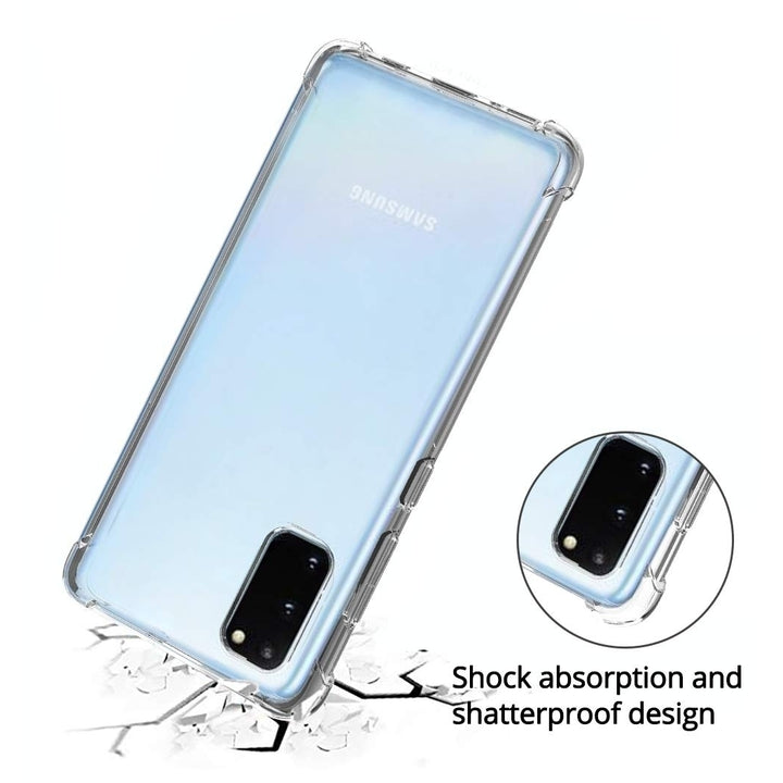 Samsung Galaxy S20 Hybrid TPU Transparent Case Clear Bumper Silicone Gel Cover Image 4