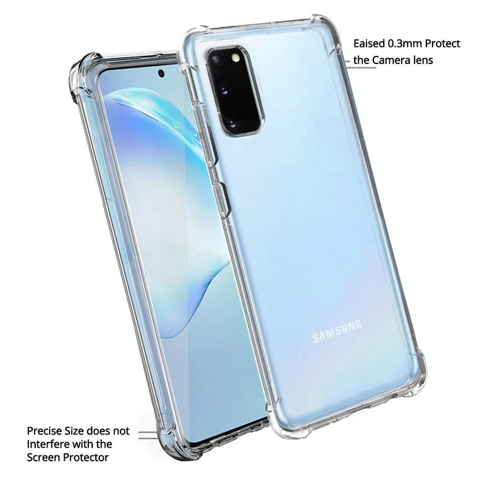 Samsung Galaxy S20 Hybrid TPU Transparent Case Clear Bumper Silicone Gel Cover Image 7