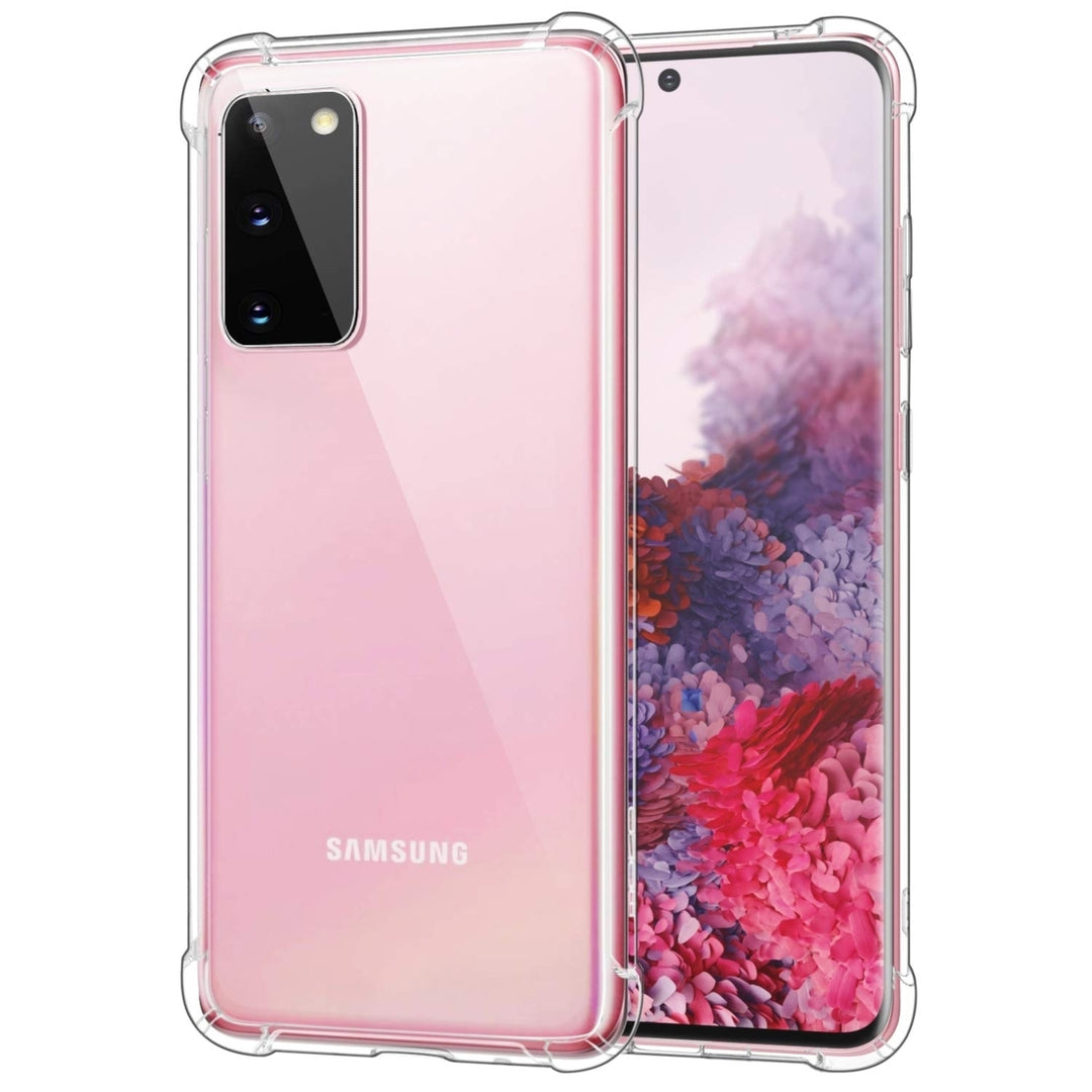 Samsung Galaxy S20 Plus Transparent TPU Hybrid Case Clear Bumper Cover Image 1