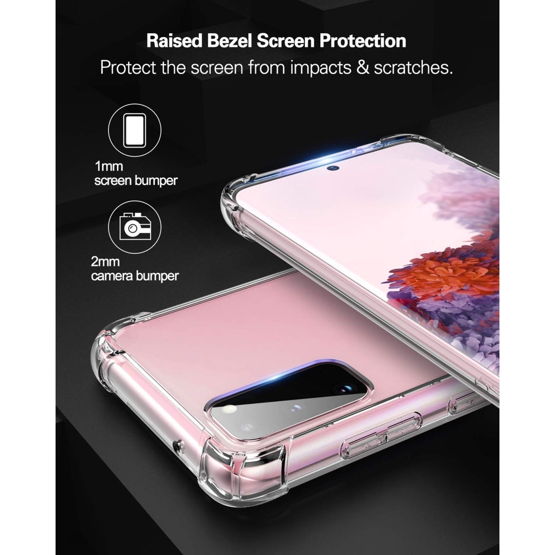 Samsung Galaxy S20 Plus Transparent TPU Hybrid Case Clear Bumper Cover Image 6