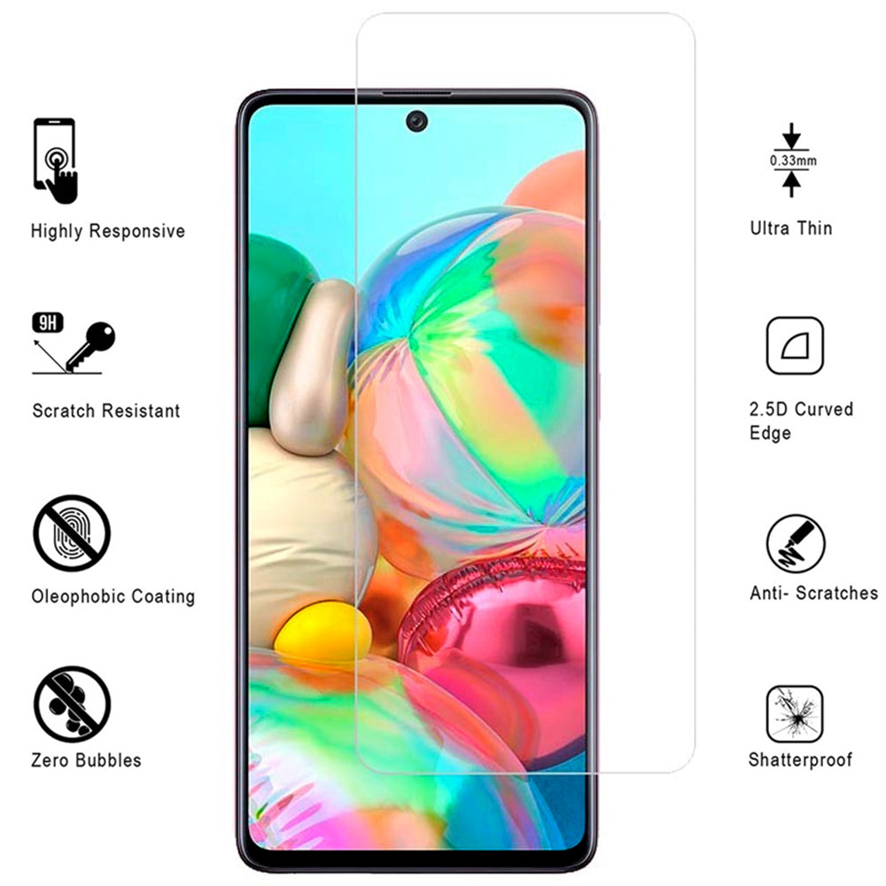 Samsung Galaxy A51 Tempered Glass Screen Protector Self Adhesive fine Image 1