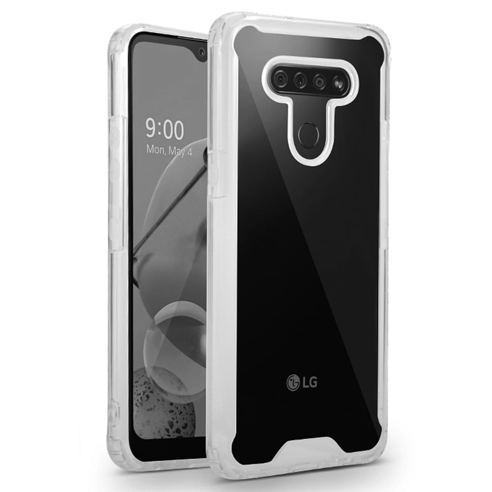 LG K51 Q51 Reflect Black TPU Case Hybrid Full Body Transparent Cover Impact Protection Image 4