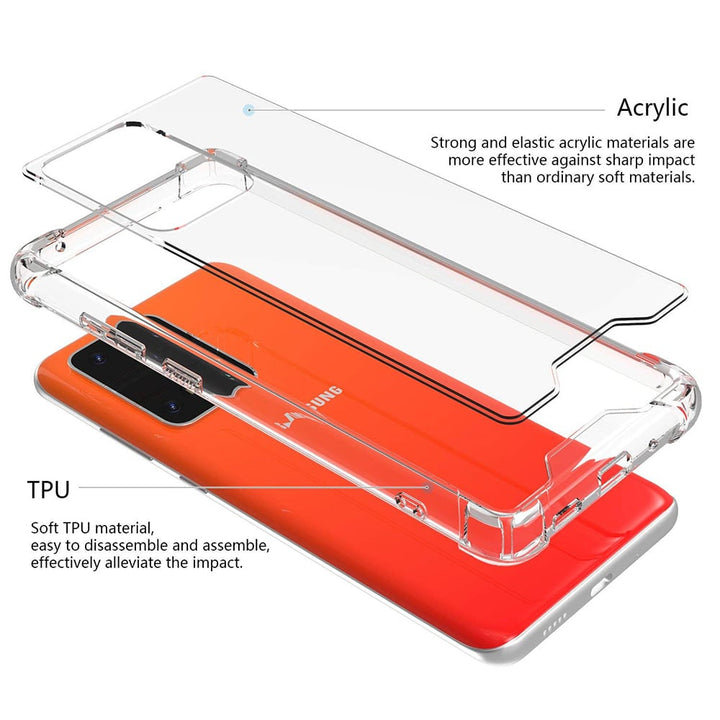 Samsung Galaxy S11 Plus Hybrid TPU Clear Case Transparent Bumper Protective Cover Image 4