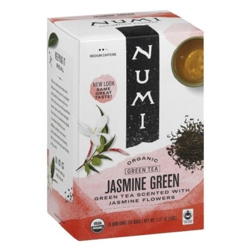 Numi Organic Tea Jasmine Green Tea Bags Image 1