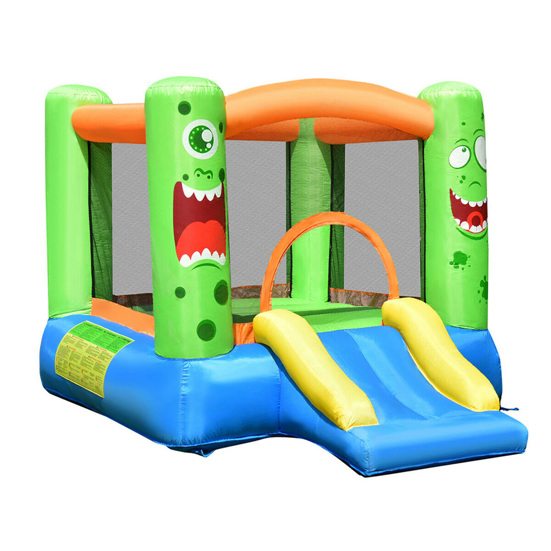 Kids Playing Inflatable Bounce House Jumping Castle Game Fun Slider 480W Blower Image 10