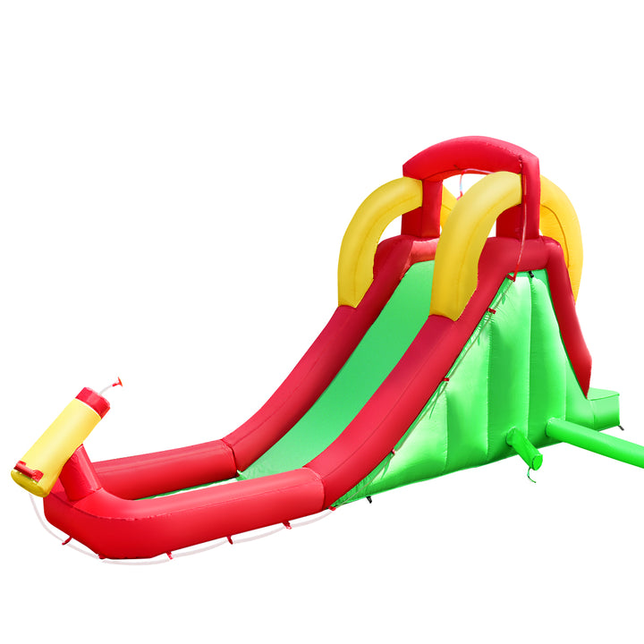 Inflatable Water Slide Bounce House Bouncer Kids Jumper Climbing w/ 480W Blower Image 7