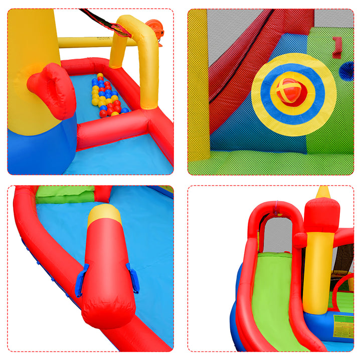 Inflatable Water Slide Jumping Bounce House Bouncy Splash Park Image 10